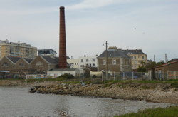 View from the eastern jetty of the avant port