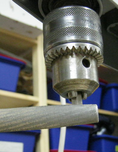 improvised turning lathe