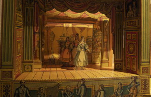 Papiertheaterbühne